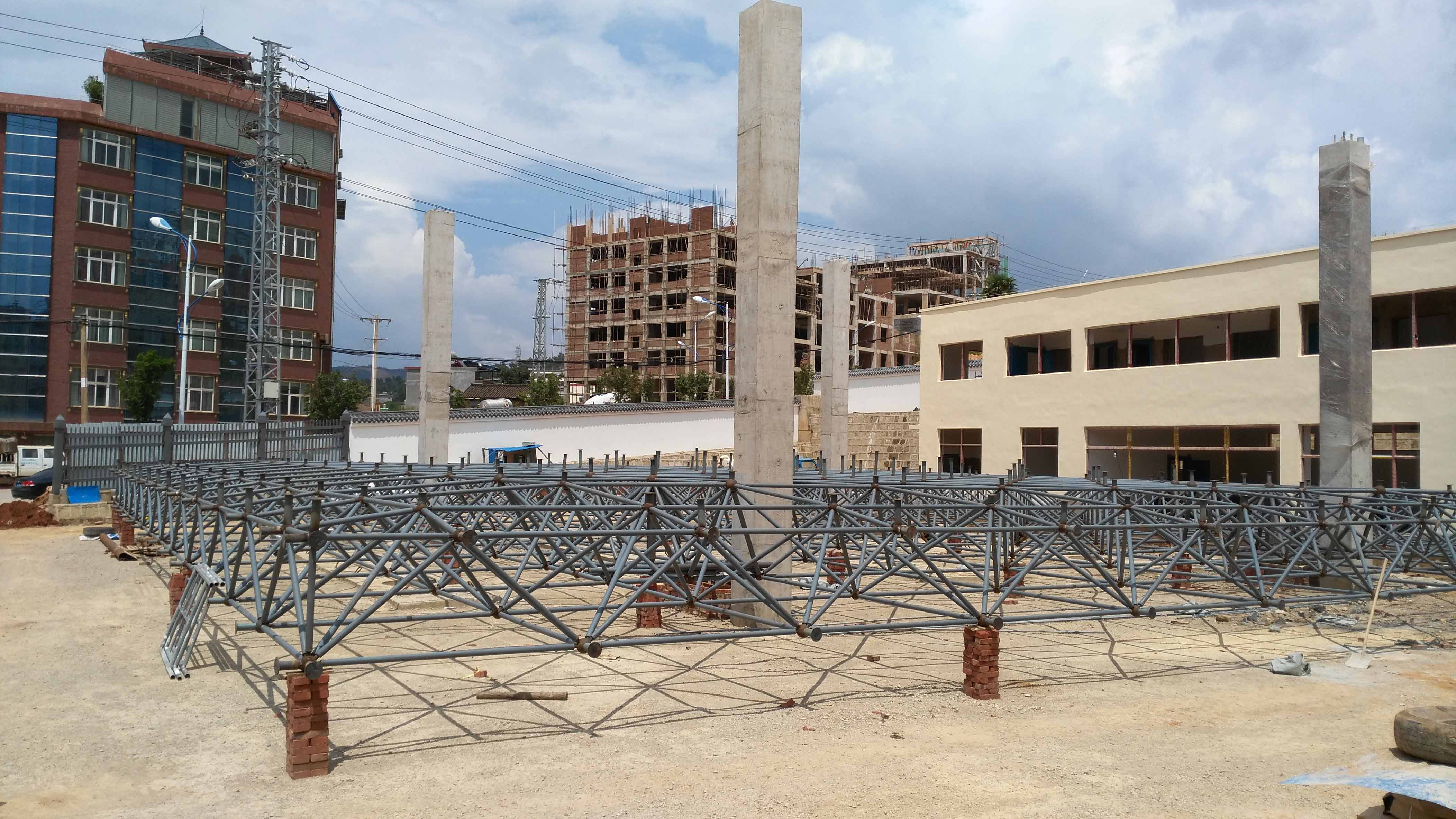 银川小型加油站网架