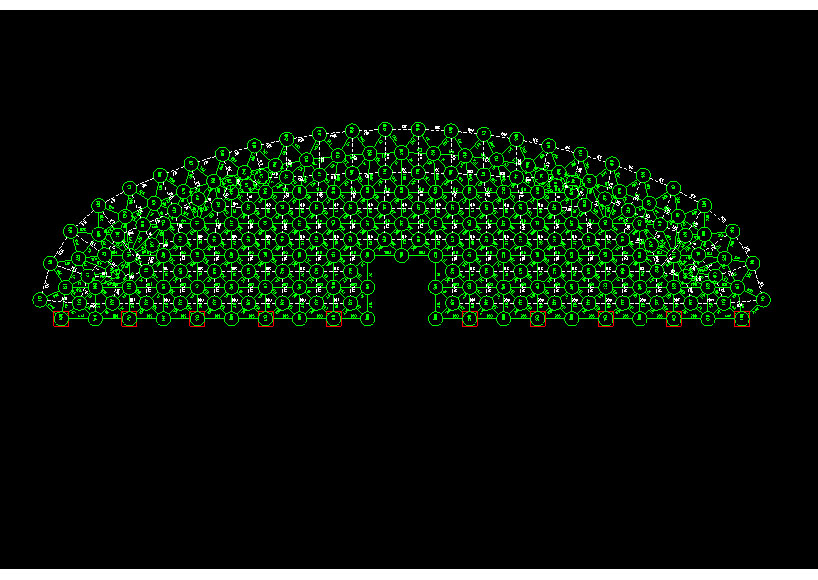 银川锡林浩特91跨，1000米长干煤棚网架设计
